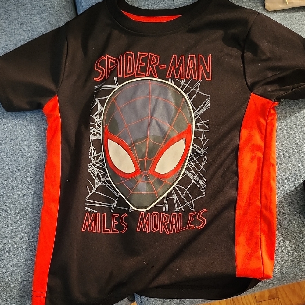 Spiderman Kids Sz 6 Short Sleeve Shirt By Marvel.